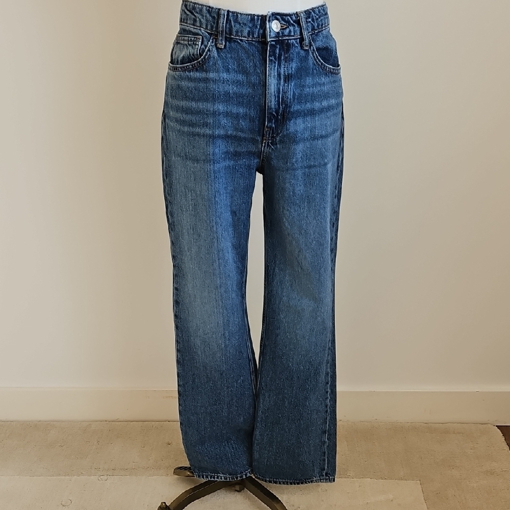 Mango Women's Straight Leg Jeans - Blue